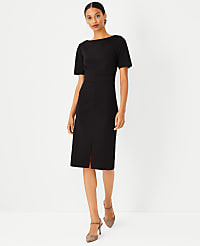 The Petite Seamed Sheath Dress in Double Knit carousel Product Image 1