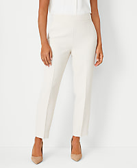 The Side Zip Ankle Pant in Fluid Crepe carousel Product Image 1