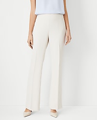 The Side Zip Trouser in Fluid Crepe &mdash; Curvy Fit carousel Product Image 1