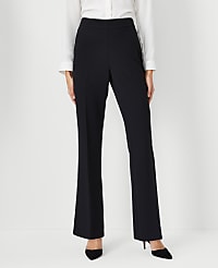 The Side Zip Trouser in Fluid Crepe &mdash; Curvy Fit carousel Product Image 1