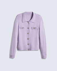 Embellished Collared Cardigan carousel Product Image 4