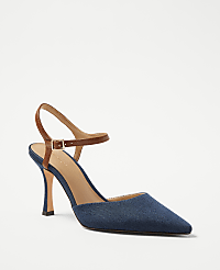 Denim Two Piece Pumps carousel Product Image 1