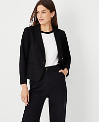 The Newbury Blazer in Knit Twill carousel Product Image 1