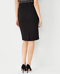The High Waist Seamed Pencil Skirt in Double Knit carousel Product Image 2