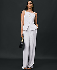 The Petite Pleated Straight Pant carousel Product Image 6