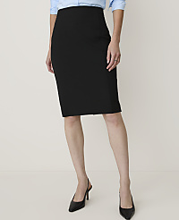 The Petite Seamed Pencil Skirt in Seasonless Stretch carousel Product Image 2