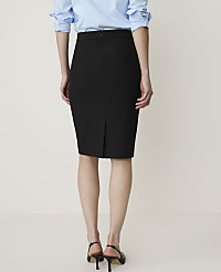 The Petite Seamed Pencil Skirt in Seasonless Stretch carousel Product Image 3