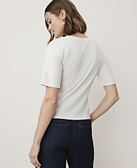 Petite Tie Waist Tee carousel Product Image 2