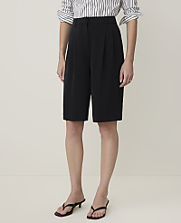 The Petite Pleated Bermuda Short carousel Product Image 2