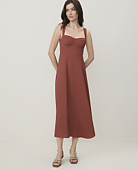 Petite Corset Midi Dress carousel Product Image 1
