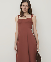Petite Corset Midi Dress carousel Product Image 3