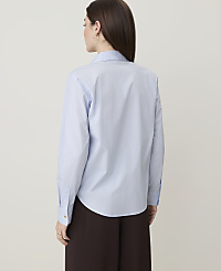Petite Satin Modern Essential Shirt carousel Product Image 2