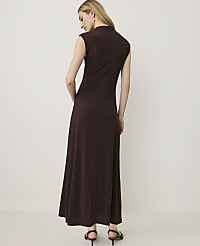 Petite Mock Neck Midi Dress carousel Product Image 2
