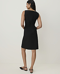 The Petite Boatneck Dress in Seasonless Stretch carousel Product Image 2