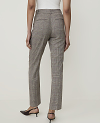 A person wearing plaid trousers and slingback heels stands against a plain white background. carousel Product Image 3