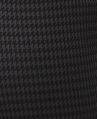 A close-up view of a dark gray and black houndstooth pattern fills the frame, with no discernible background. carousel Product Image 4