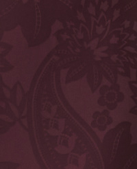 A dark red paisley pattern with floral elements fills the frame. carousel Product Image 4