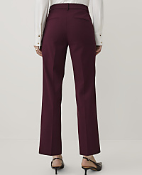 A person wearing a white shirt and burgundy trousers stands against a plain light gray background. carousel Product Image 3