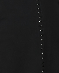 A vertical row of small, shiny studs runs down a black fabric background. carousel Product Image 4