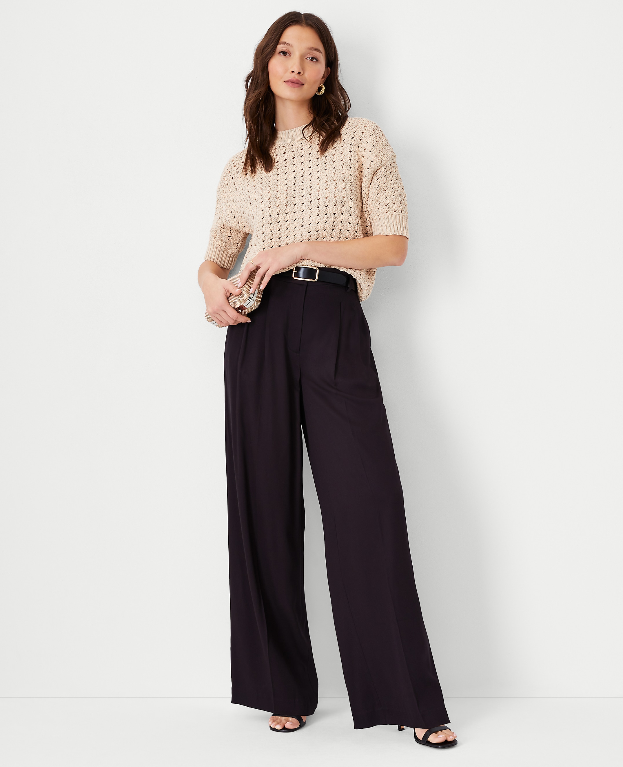 The Pleated Wide-Leg Pant