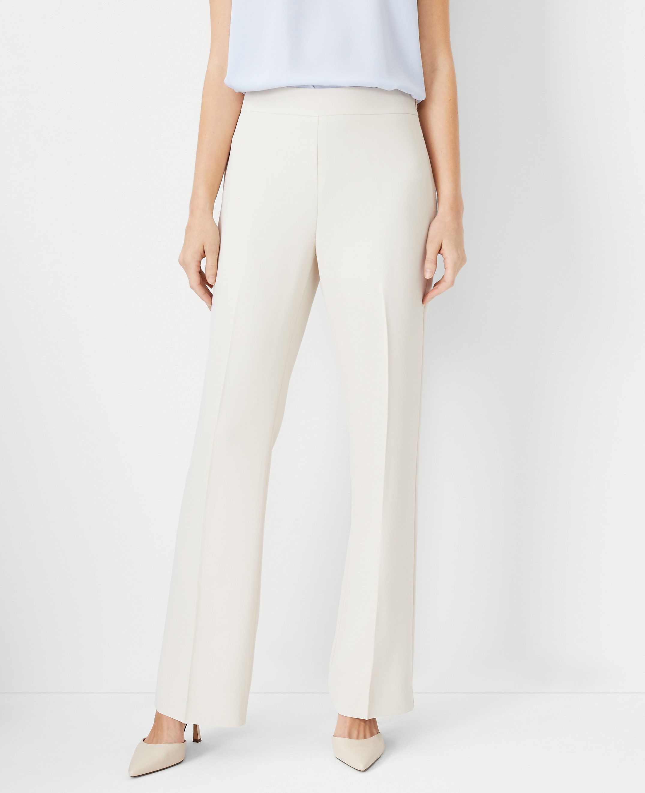 The Tall Side Zip Trouser in Fluid Crepe