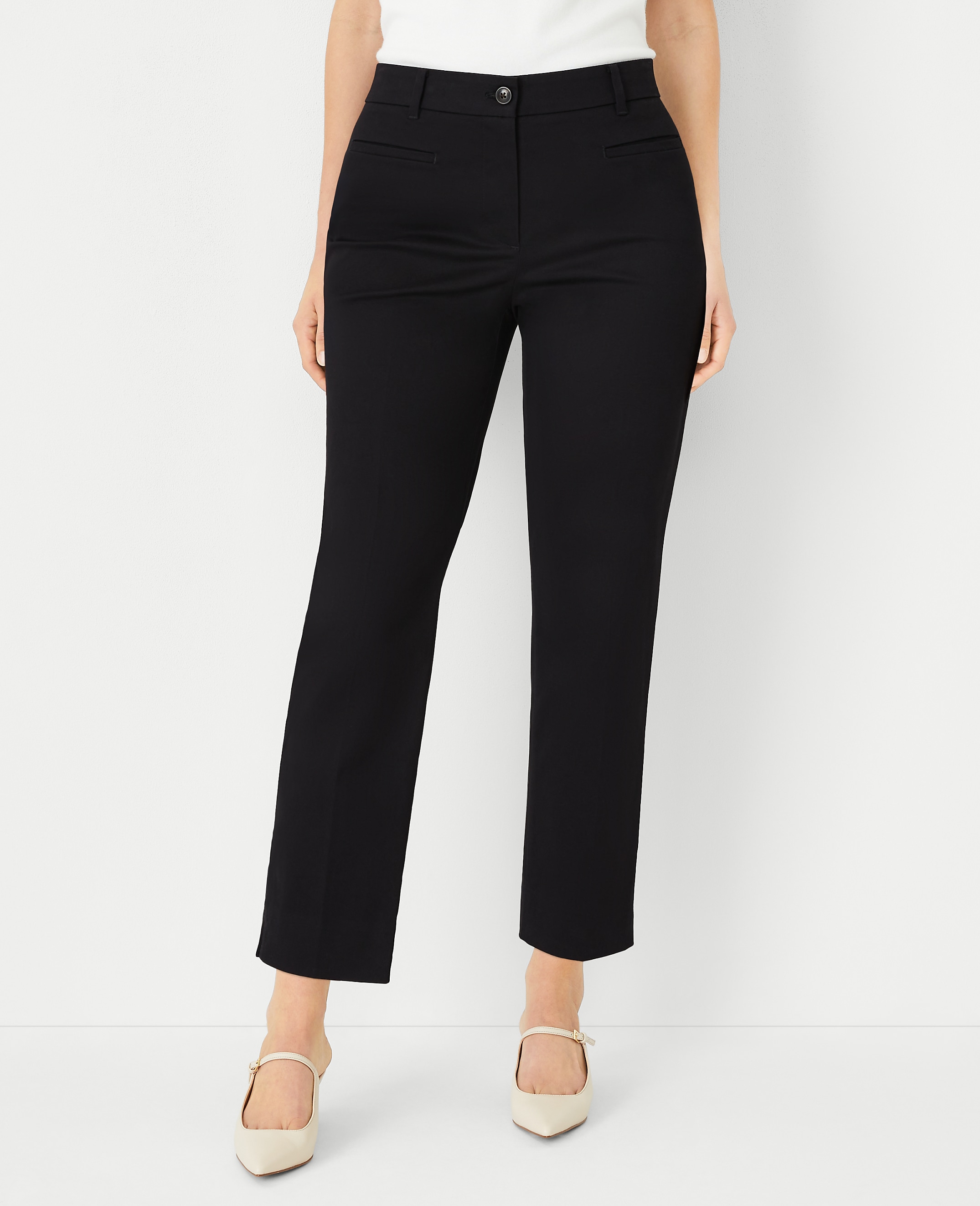 The Cotton Crop Pant &mdash; Curvy Fit
