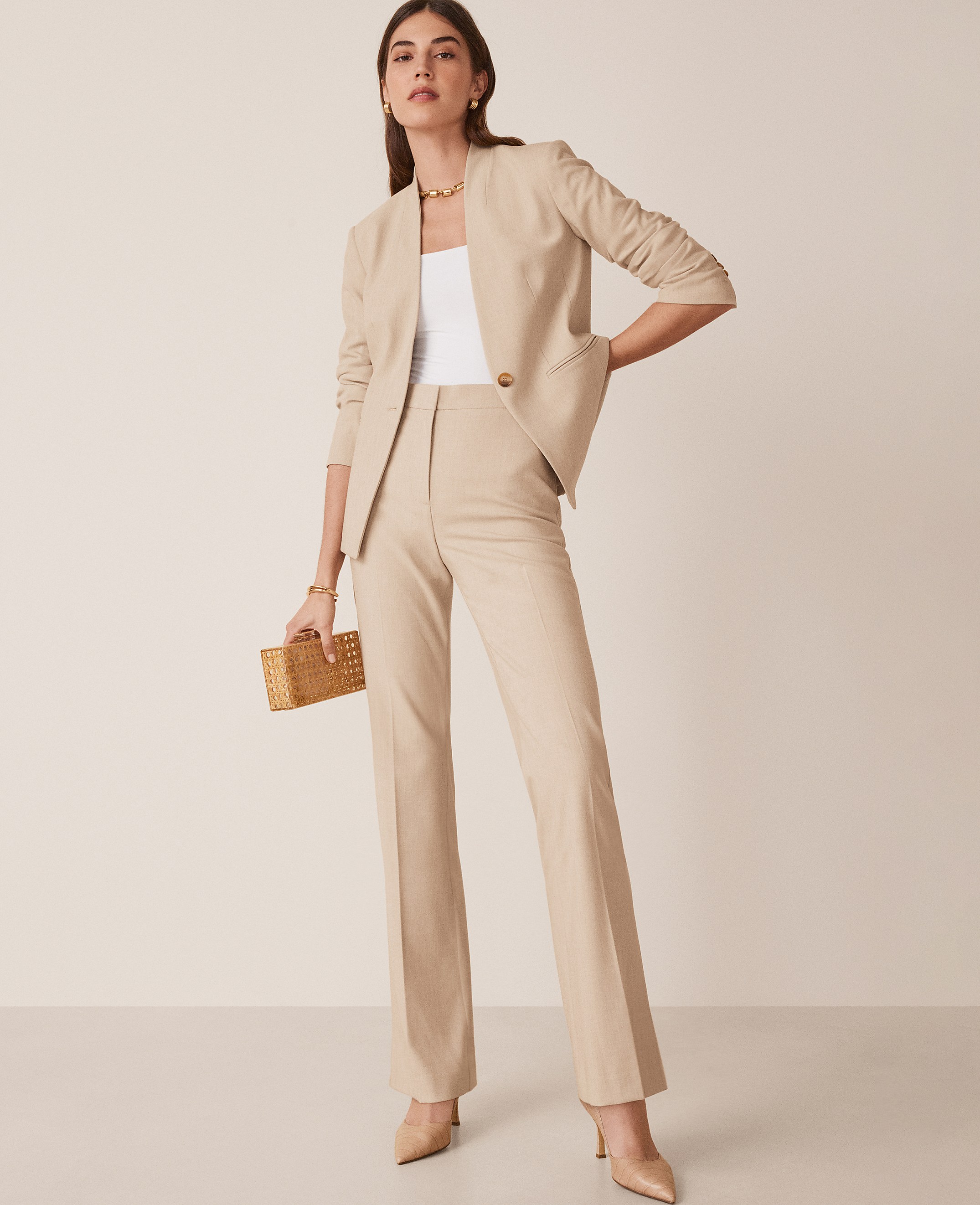 The High Rise Skinny Trouser in Bi-Stretch