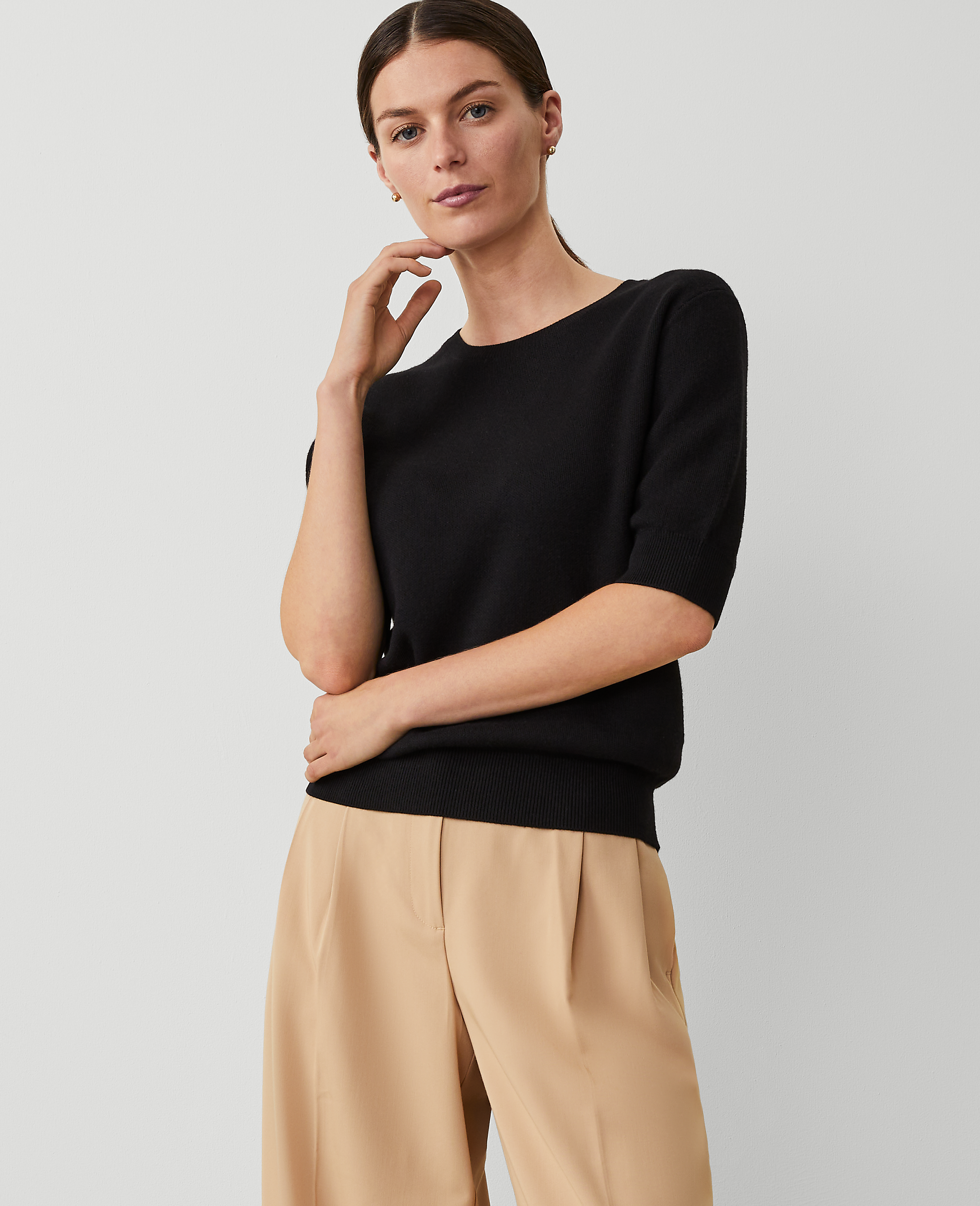 Jacquard Sweater Tee