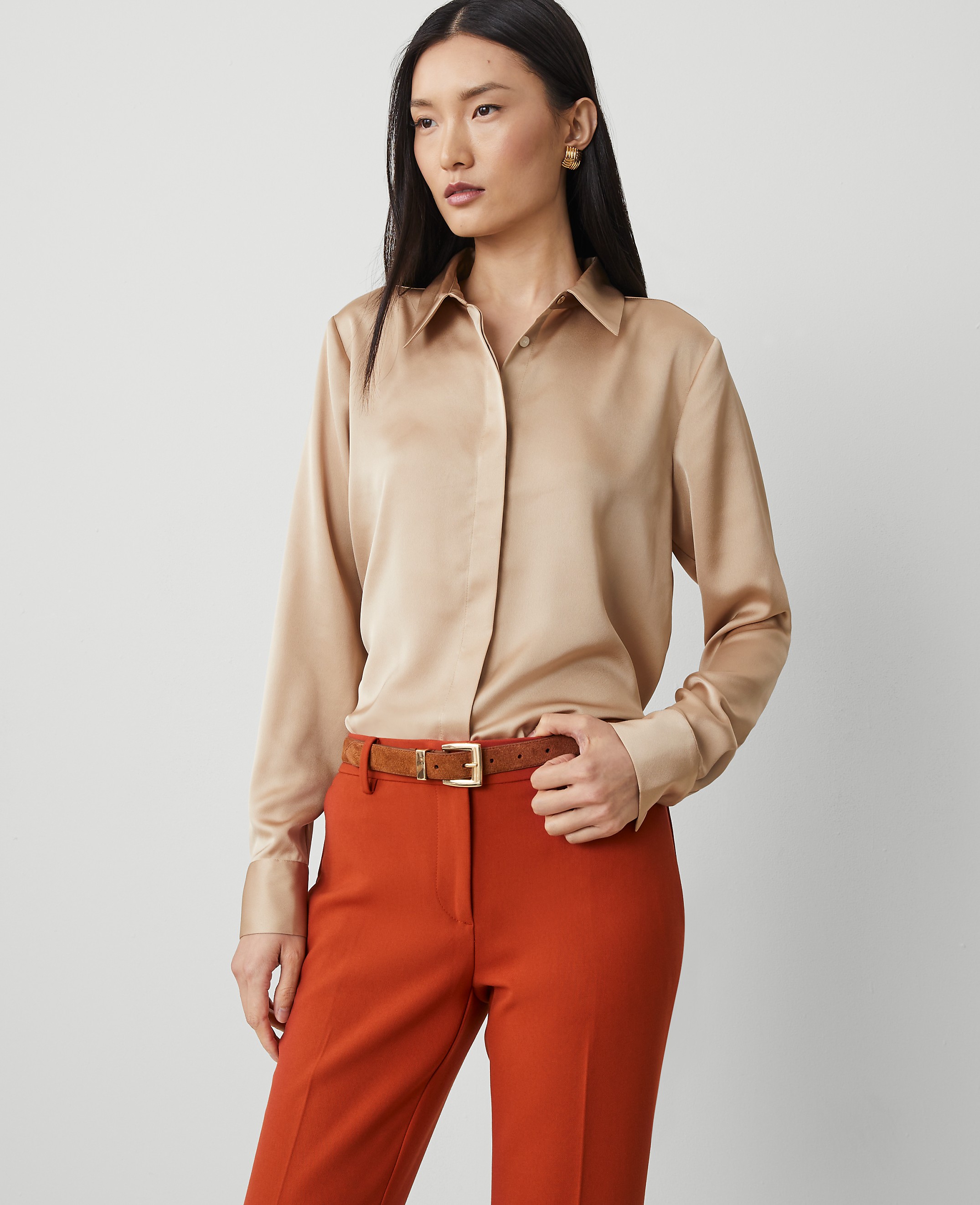 Modern Shirt in Satin