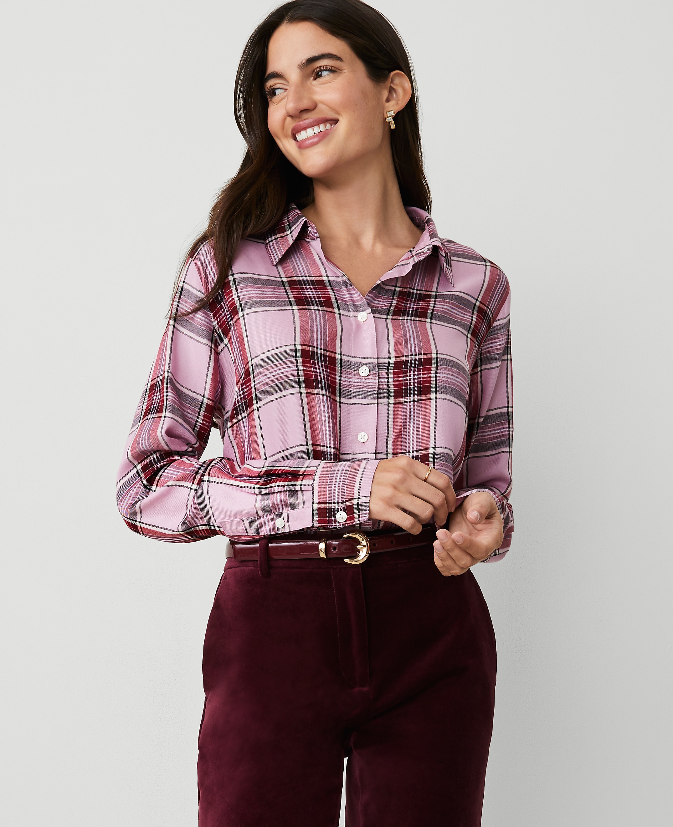 Plaid Relaxed Perfect Shirt