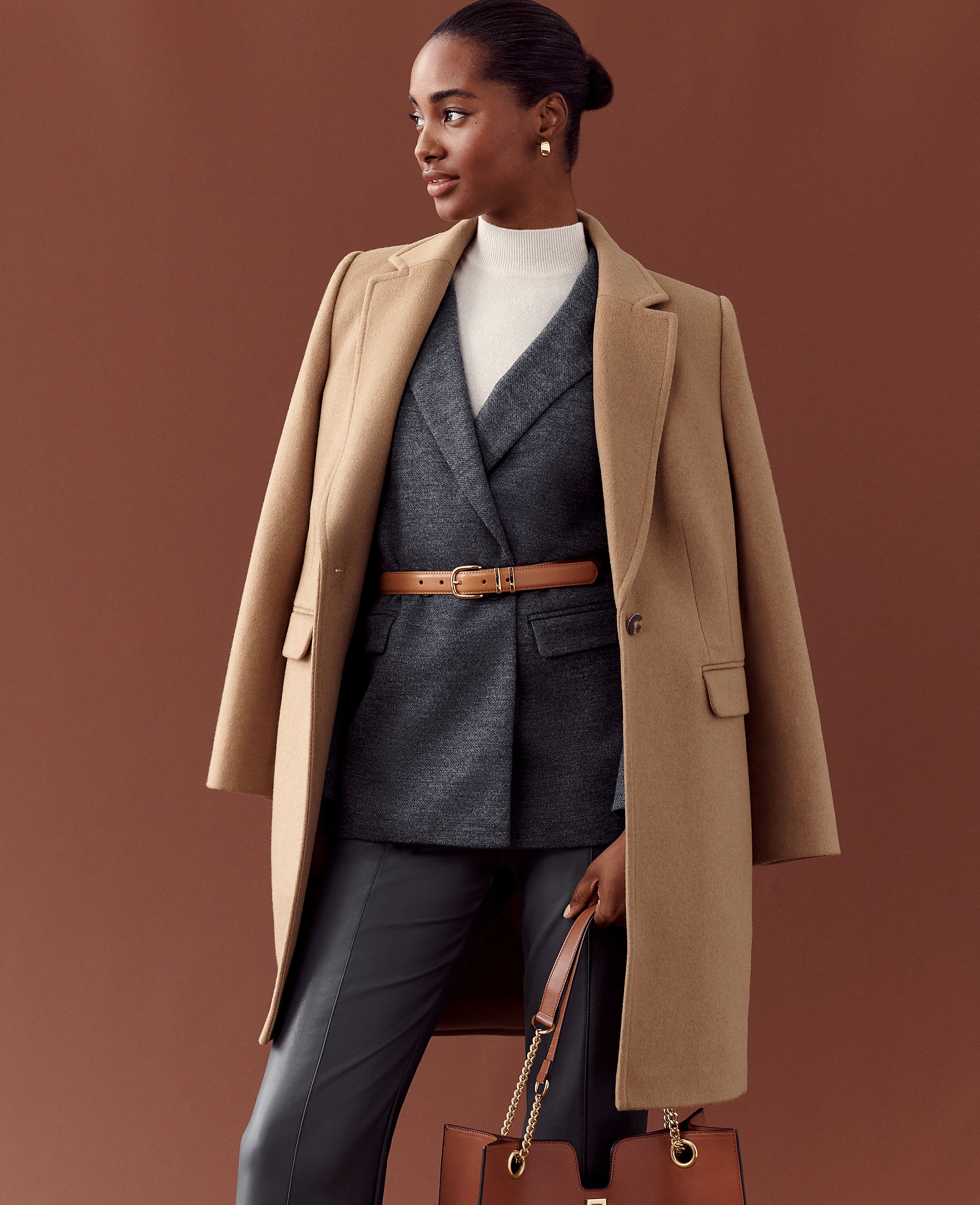 Petite Chesterfield Coat
