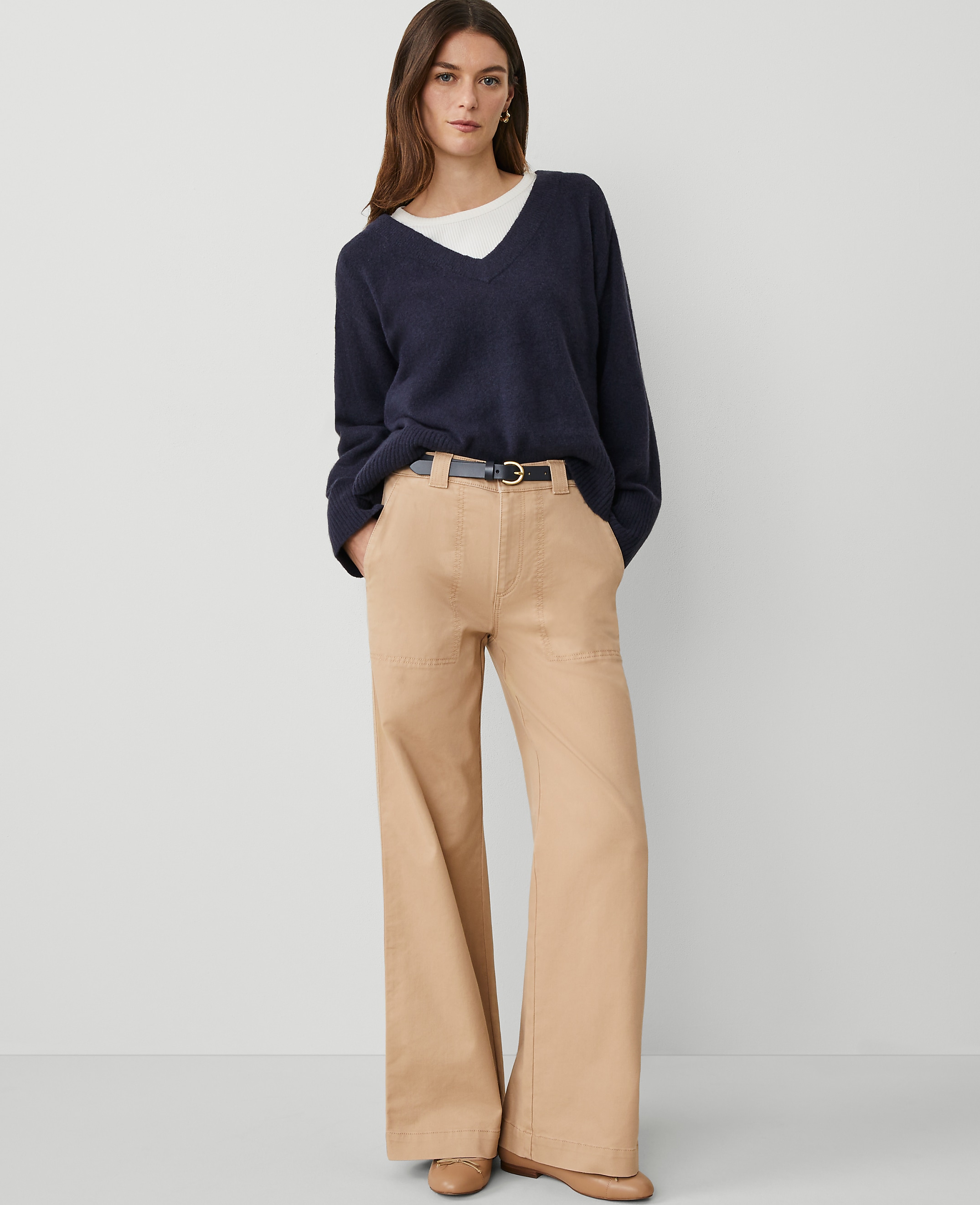 Weekend Collection Wide-Leg Pant