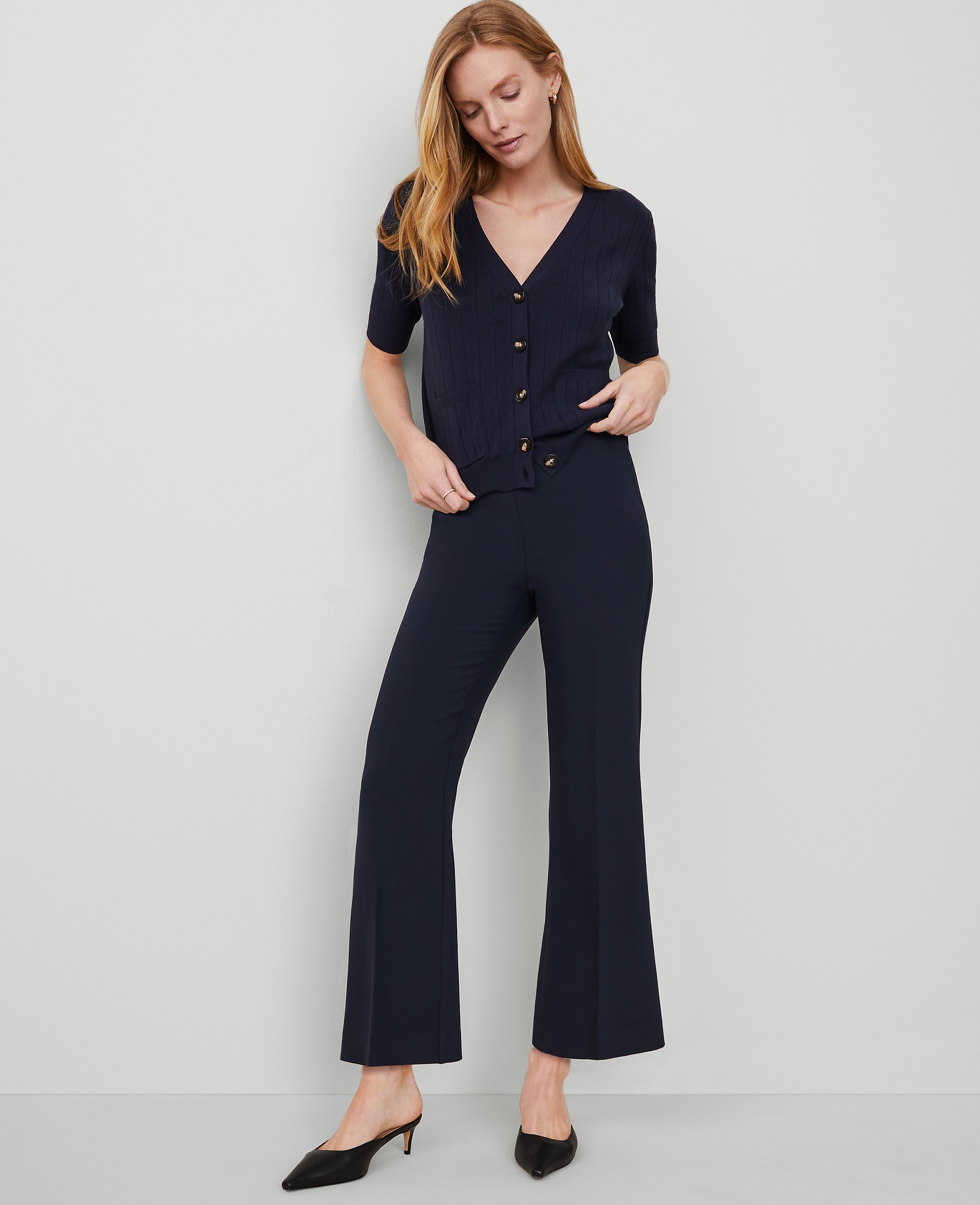 The Side-Zip Flare Pant