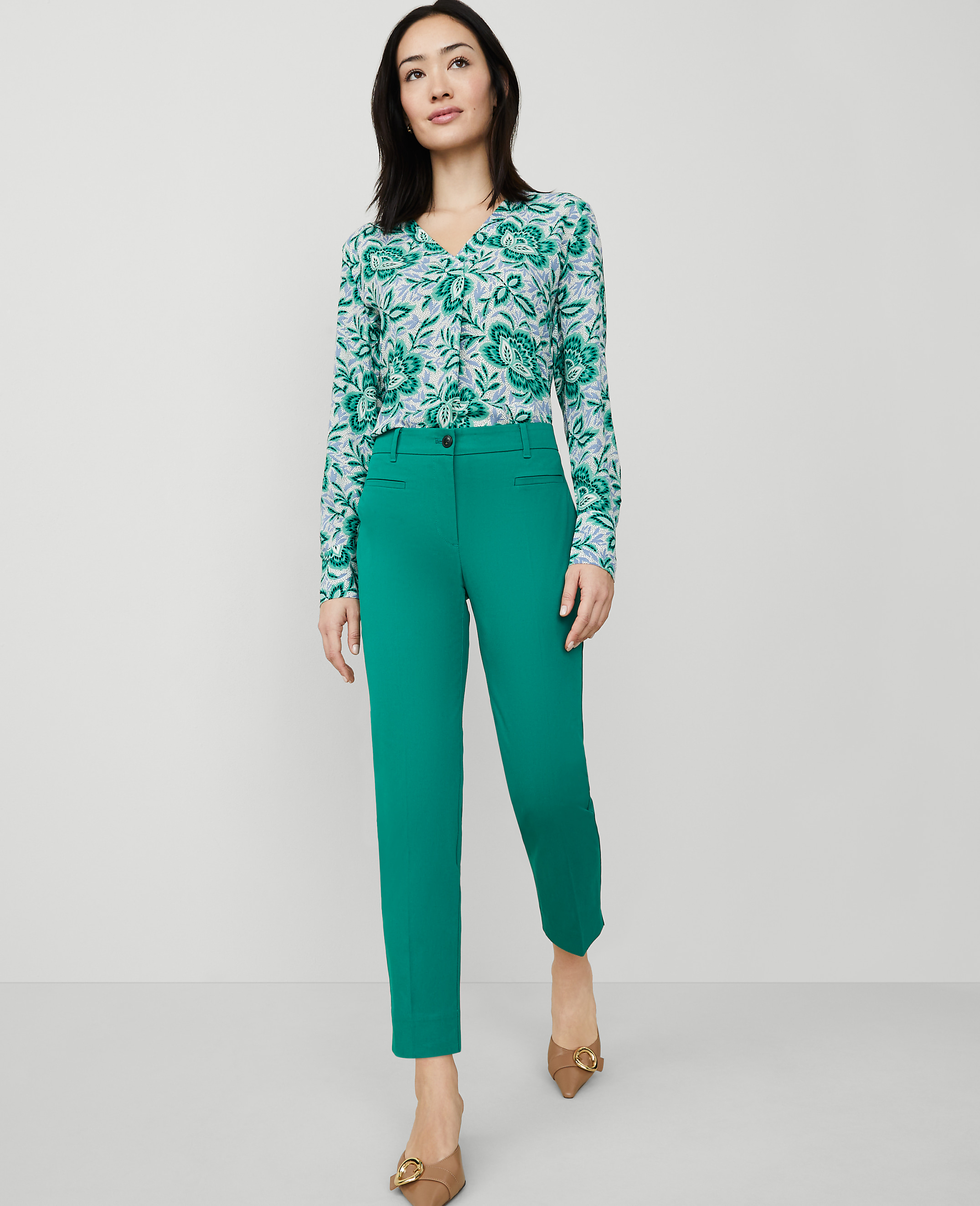The Petite Cotton Crop Pant