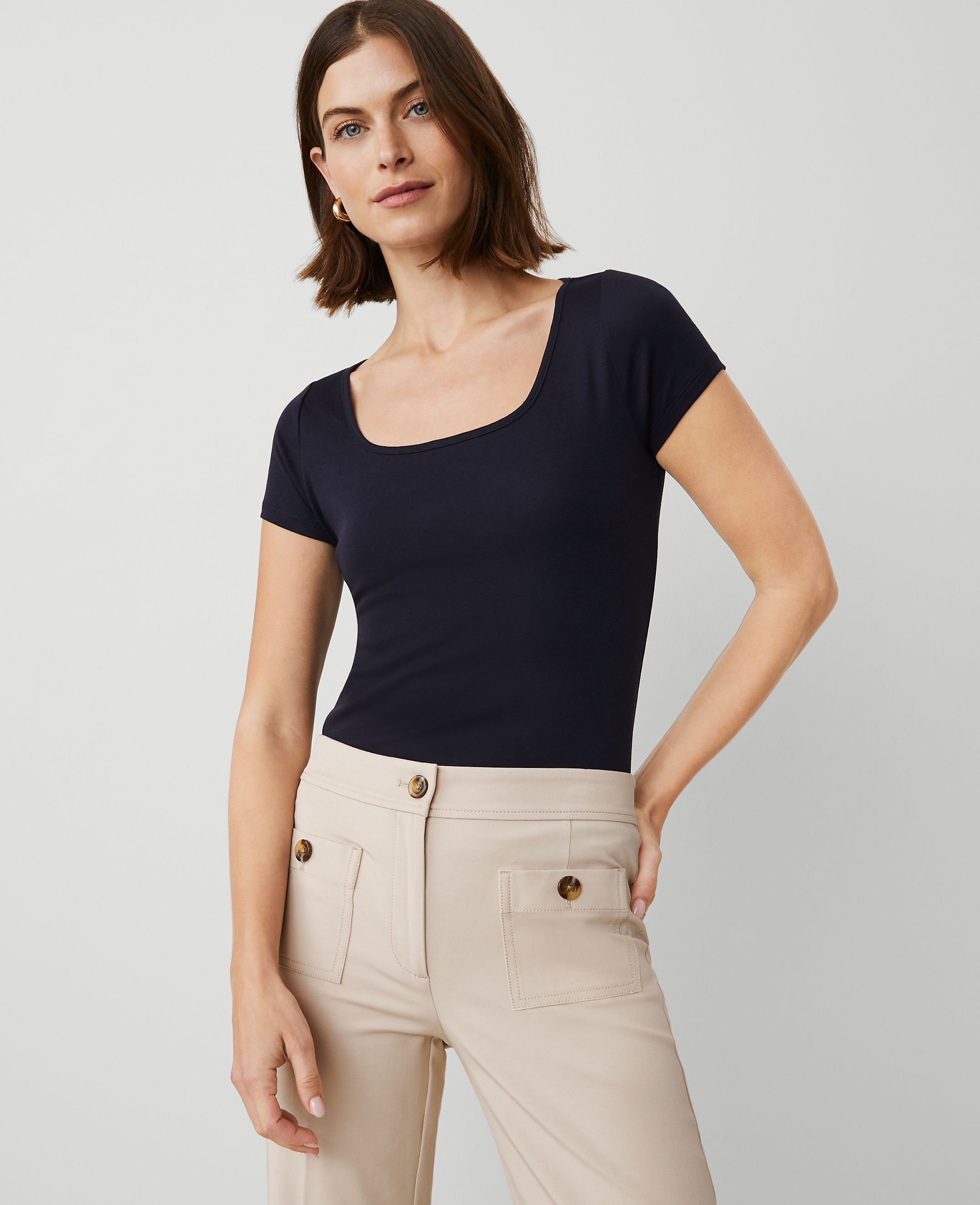 Square Neck Tee