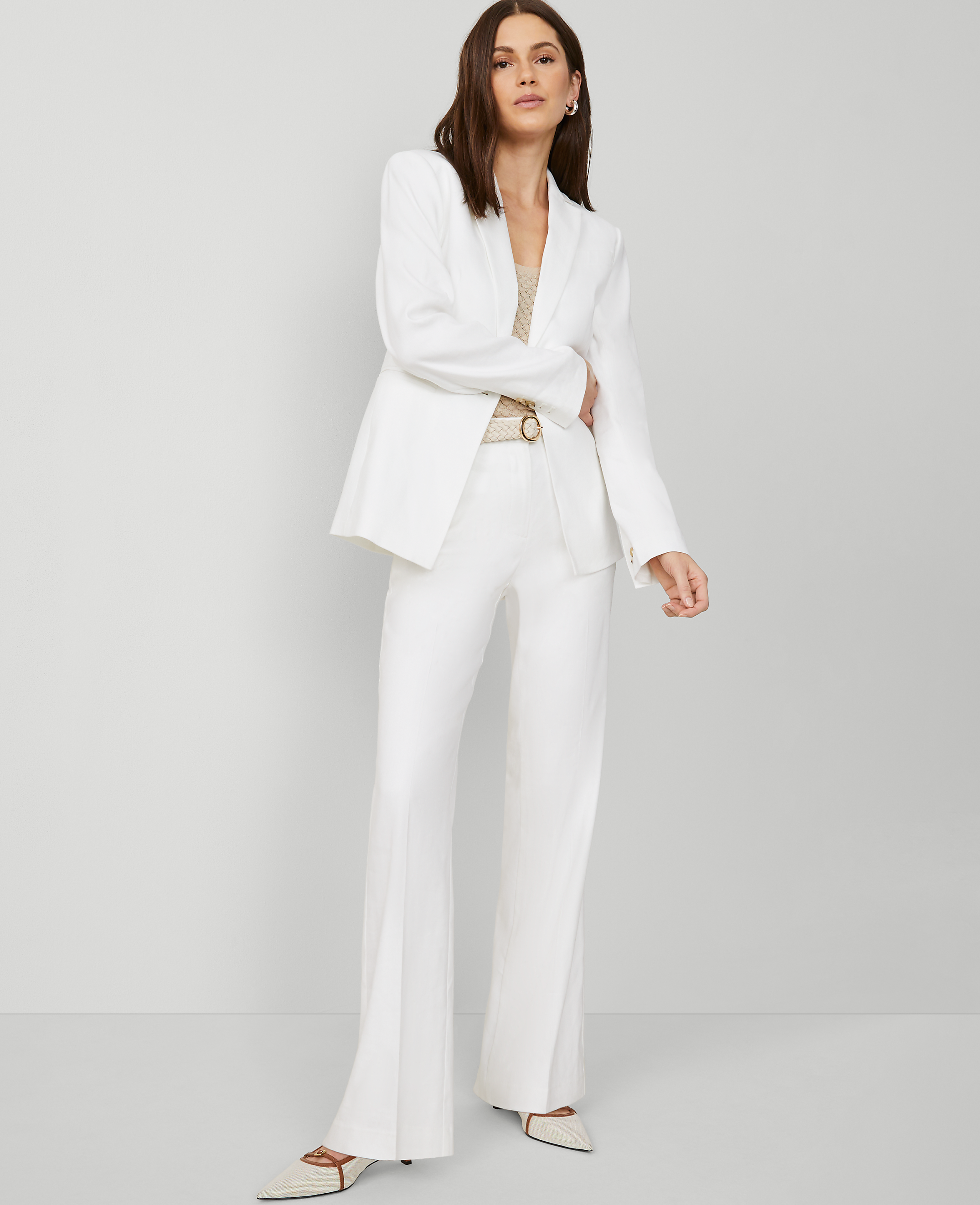 The Trouser in Linen Blend