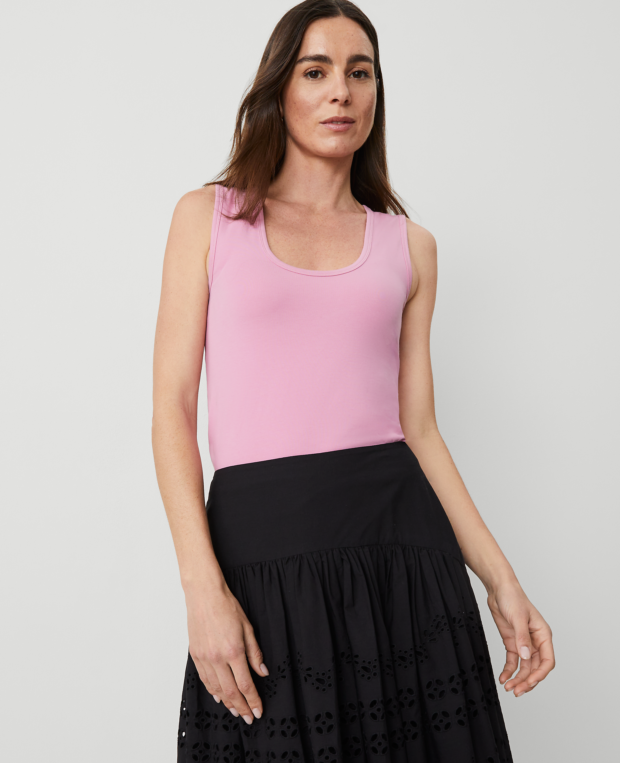 Modern Scoop Neck Tank Top
