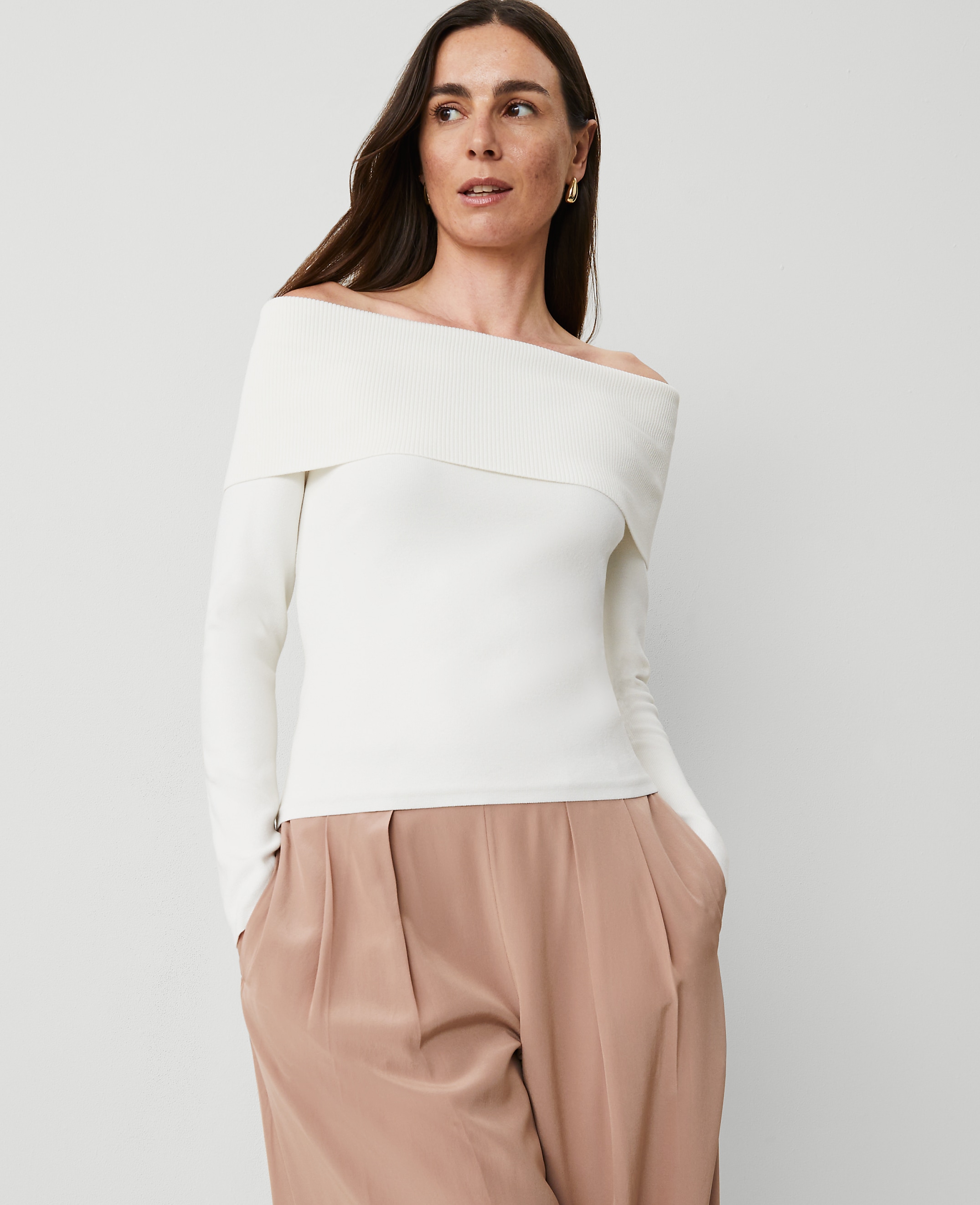 Off-The-Shoulder Sweater