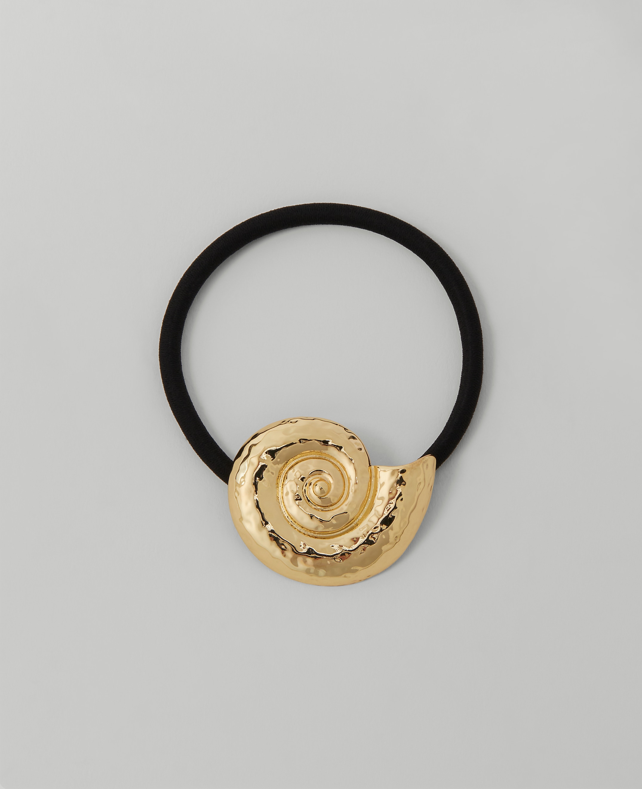 Hammered Shell Hair Tie Set