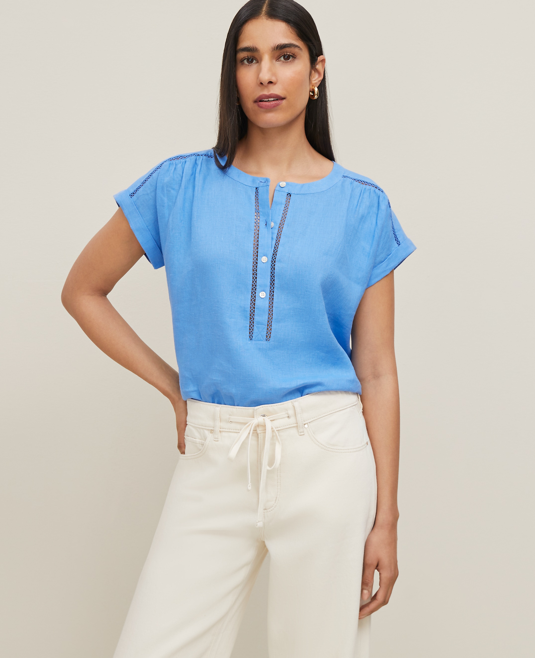 Linen Cutout Framed Popover
