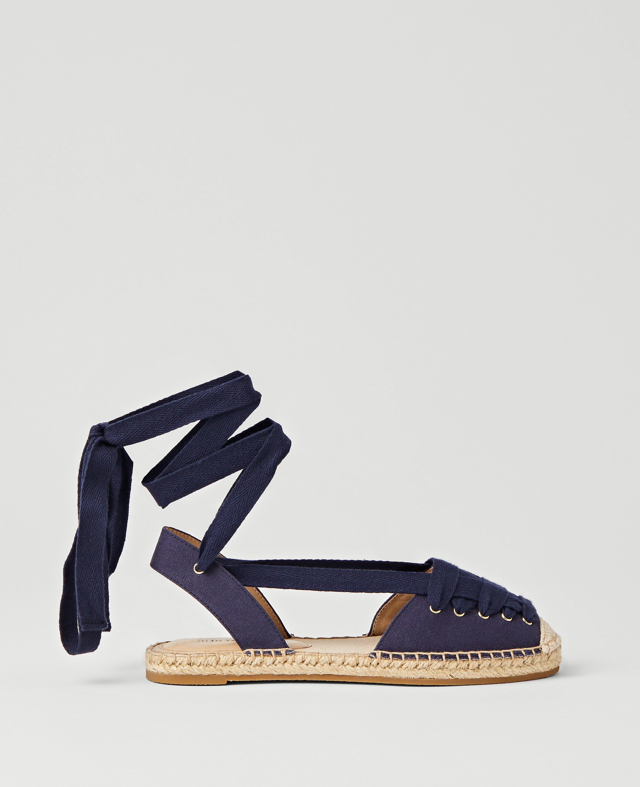 Weekend Collection Lace-Up Espadrille Flat