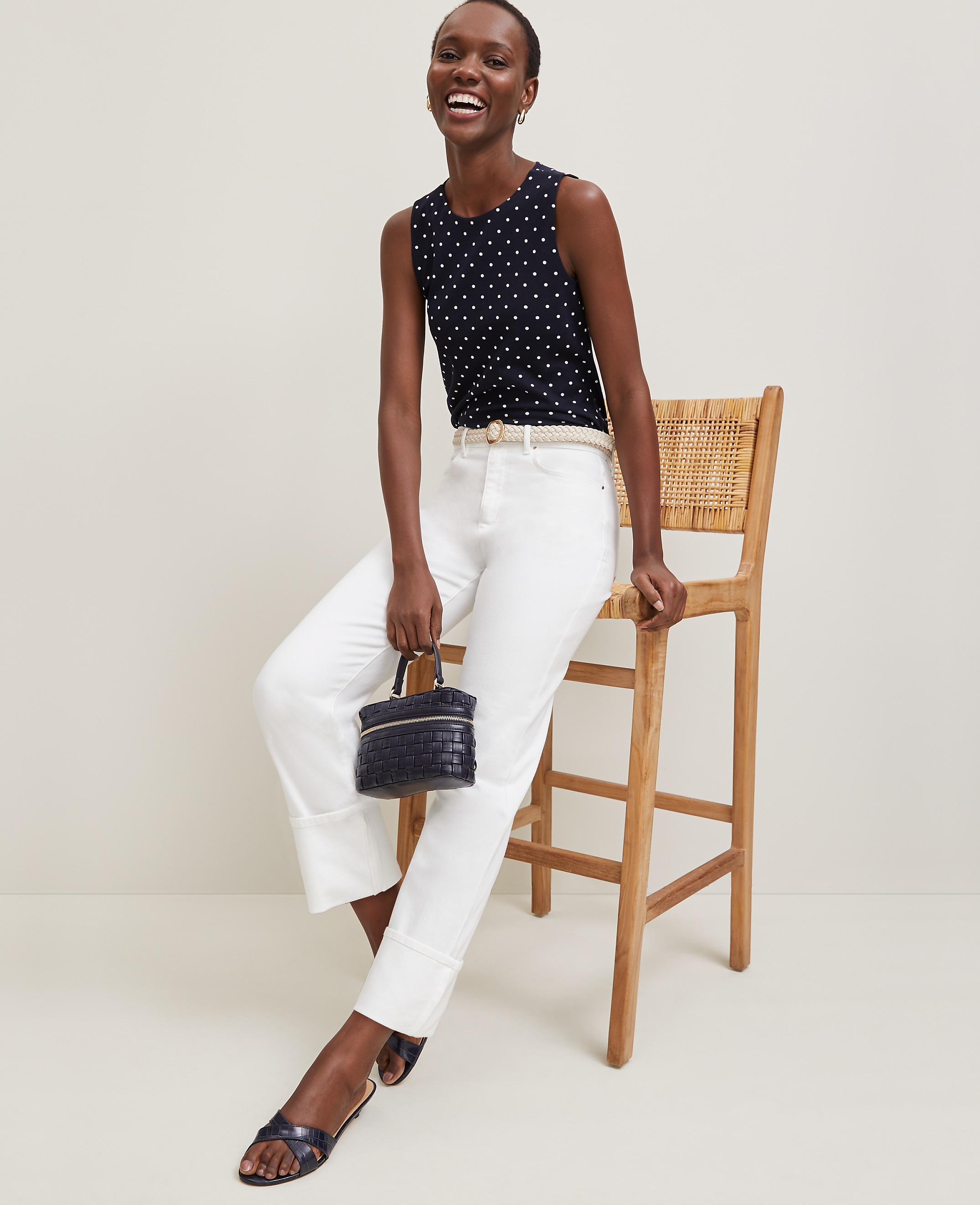 The Cuffed Straight Jean