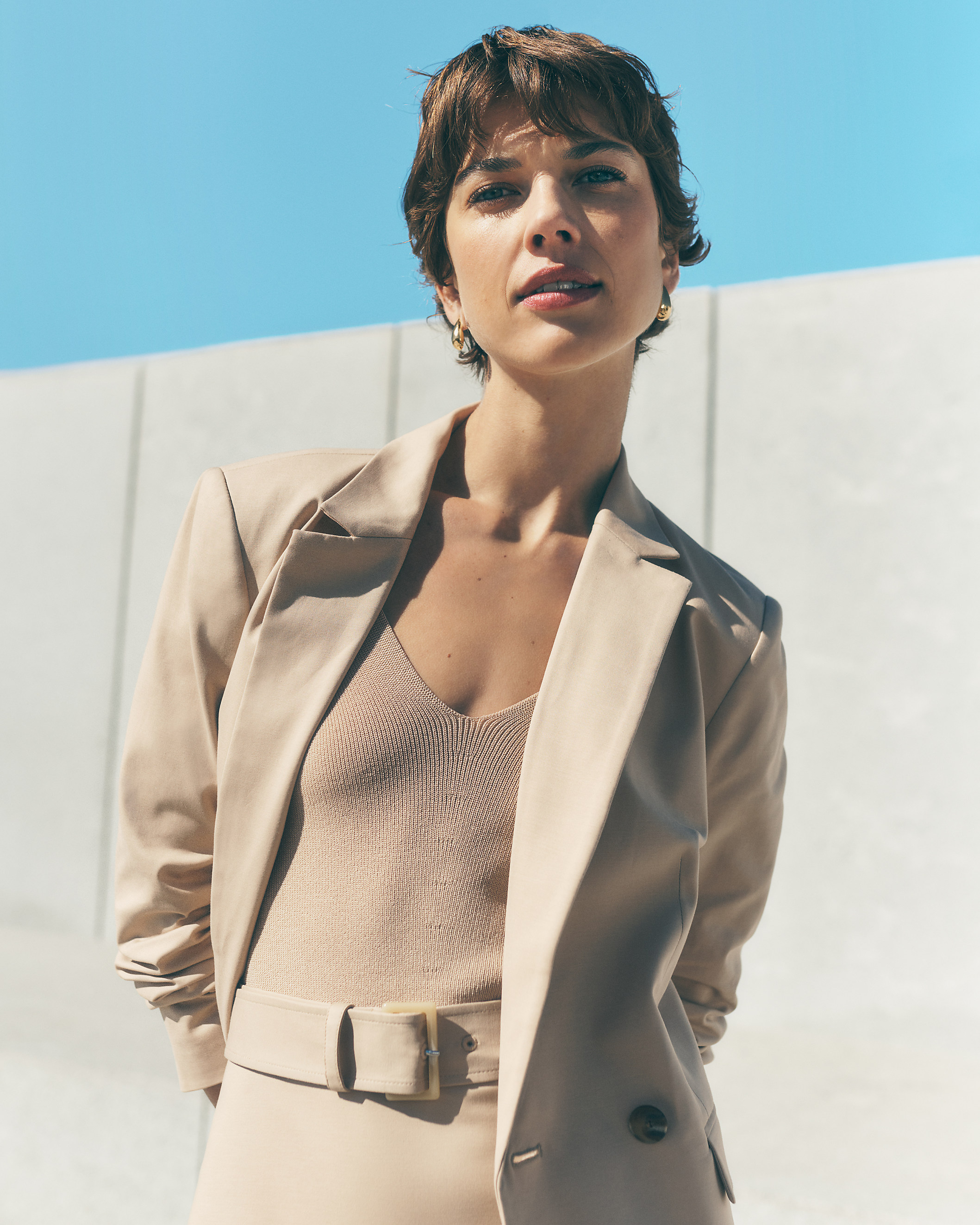 The Crosby Blazer in Doubleweave