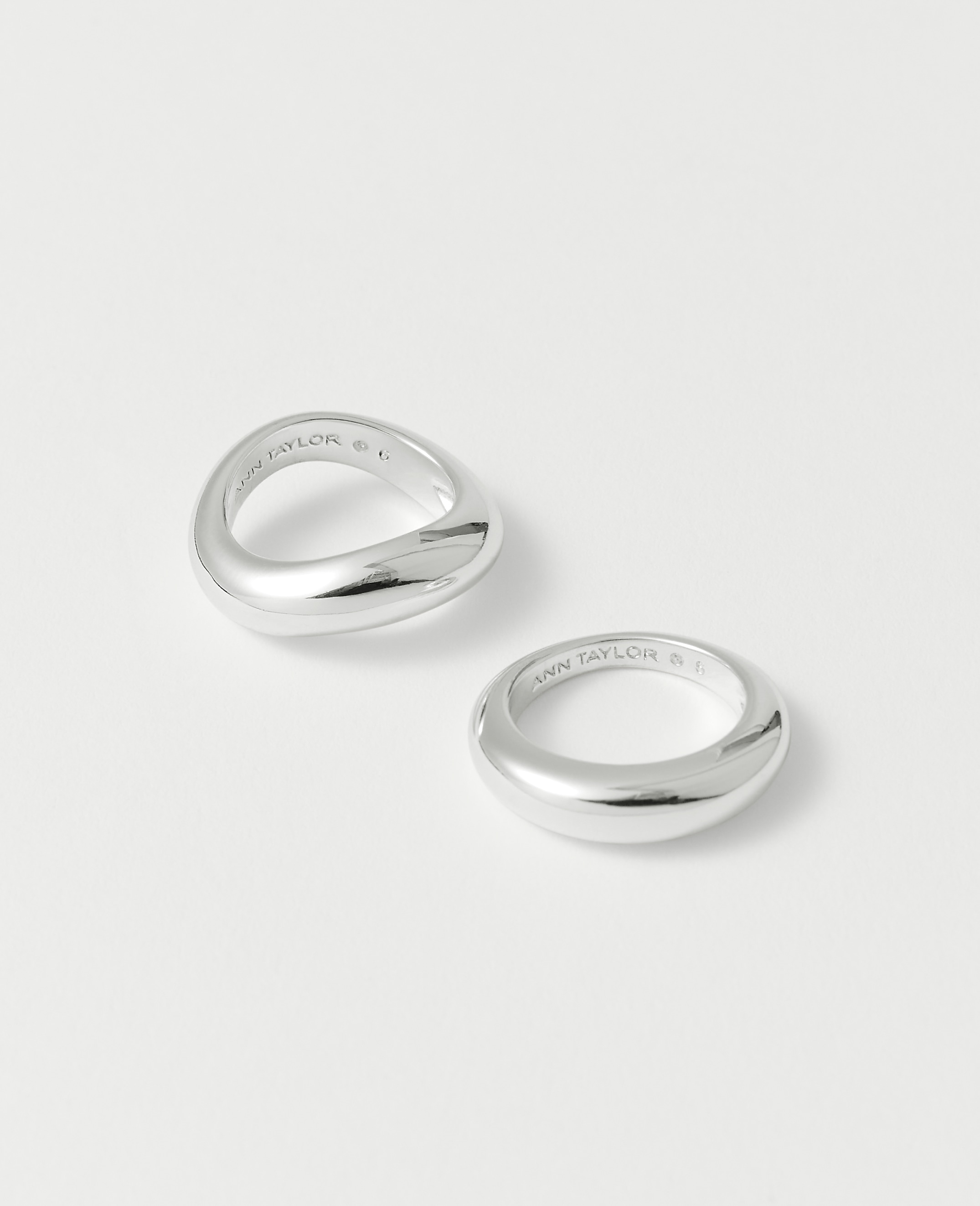 Metal Stacked Ring Set