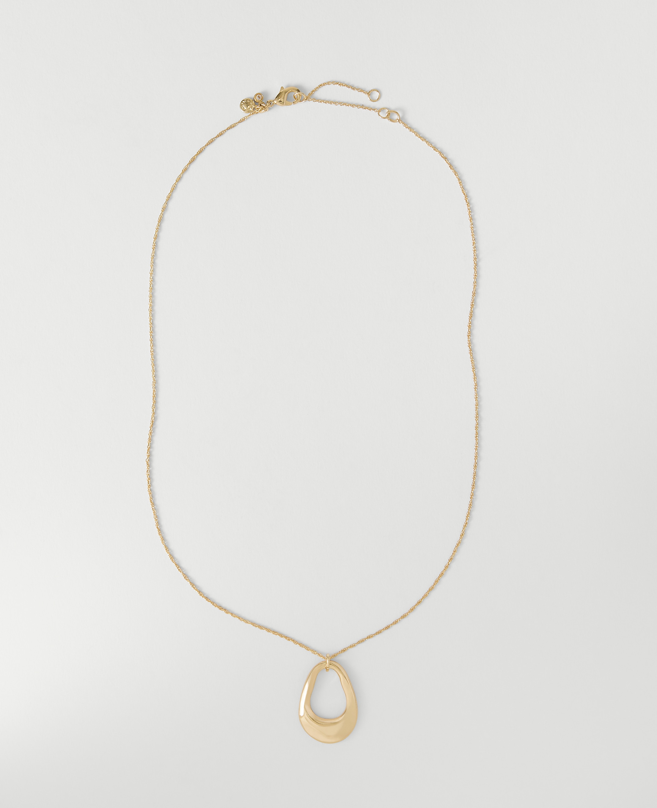 Open Oval Pendant Necklace