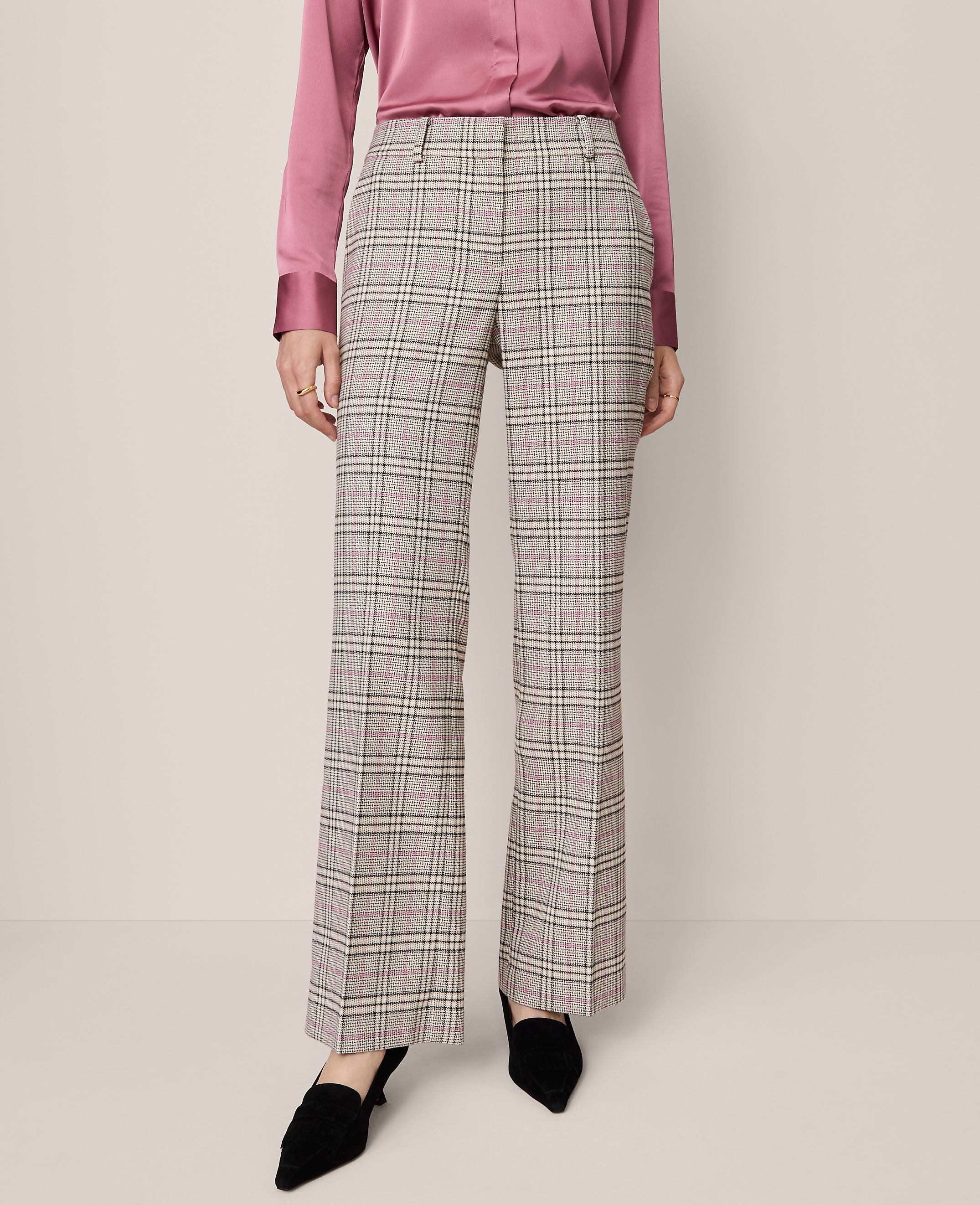 The Jayne Trouser in Plaid - Curvy Fit