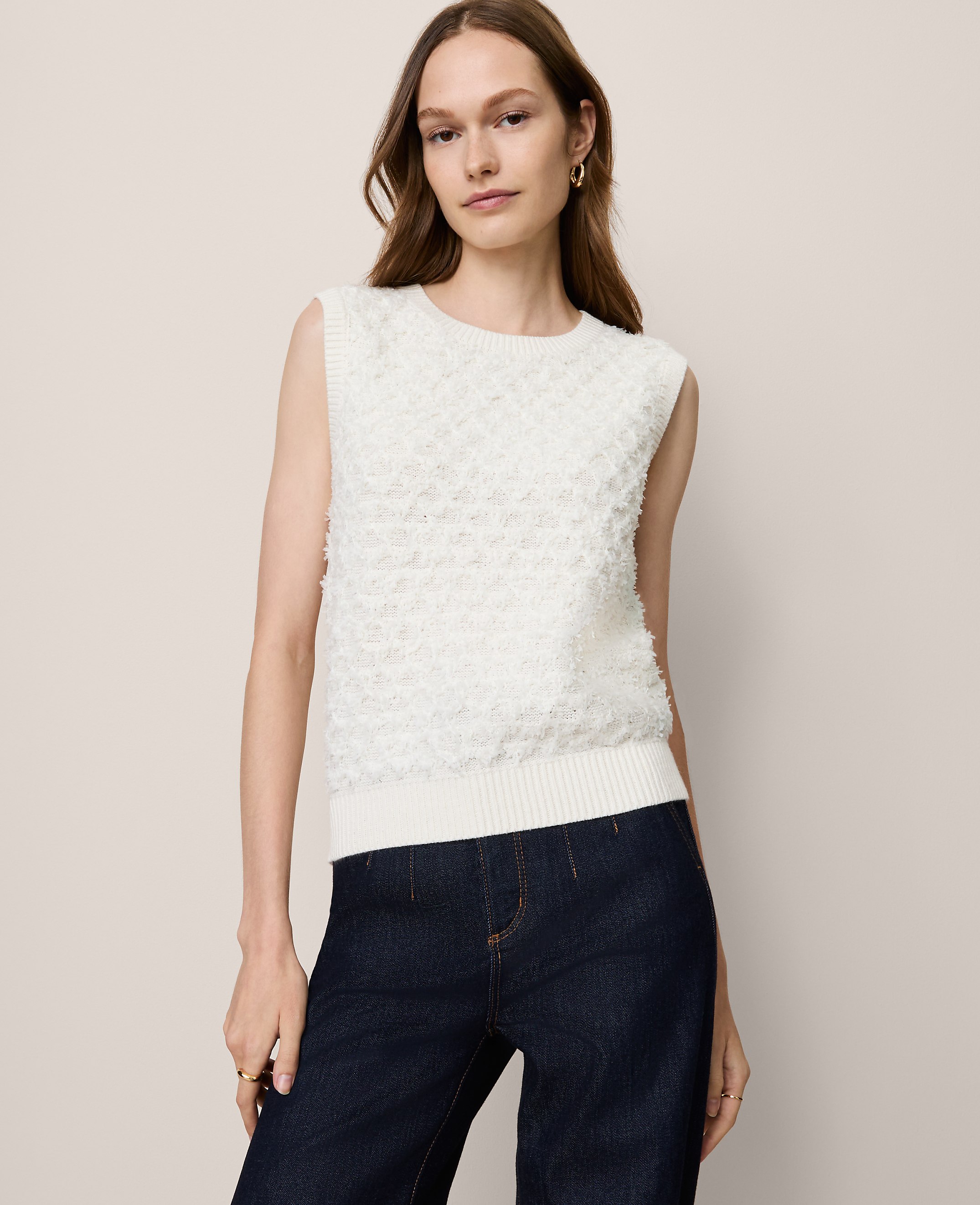 Tweed Sweater Shell