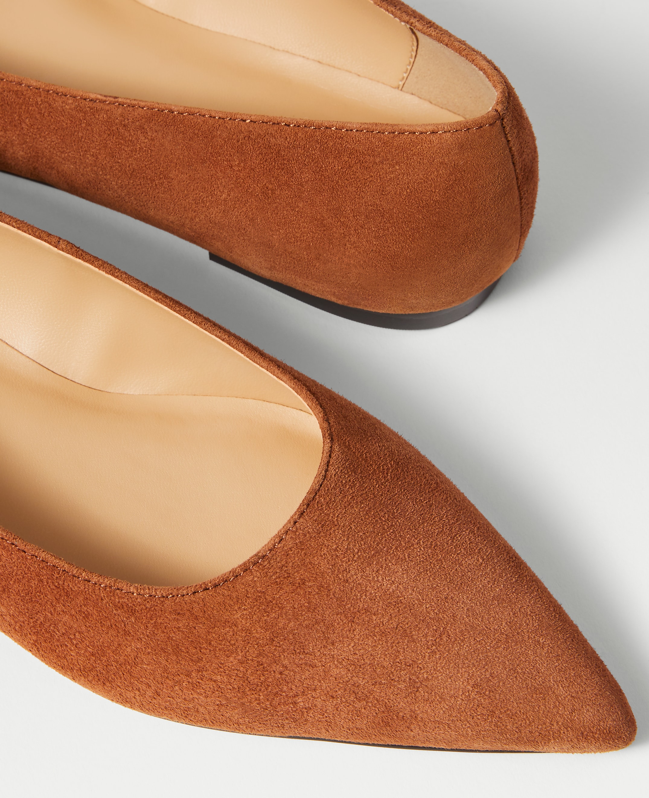 Weekend Pointy Toe Suede Ballet Flat - thumbnail 3