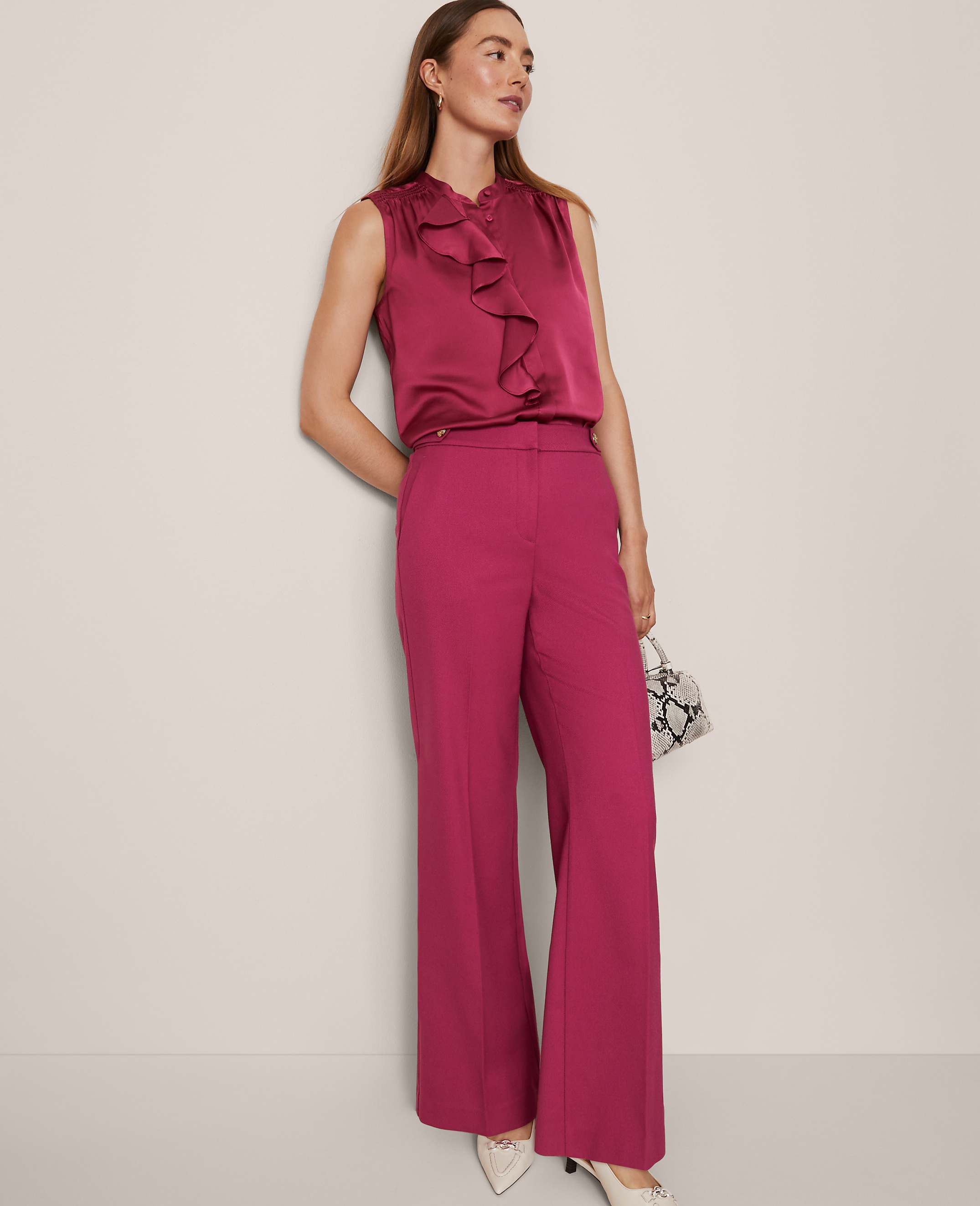 The Tailored Wide-Leg Trouser