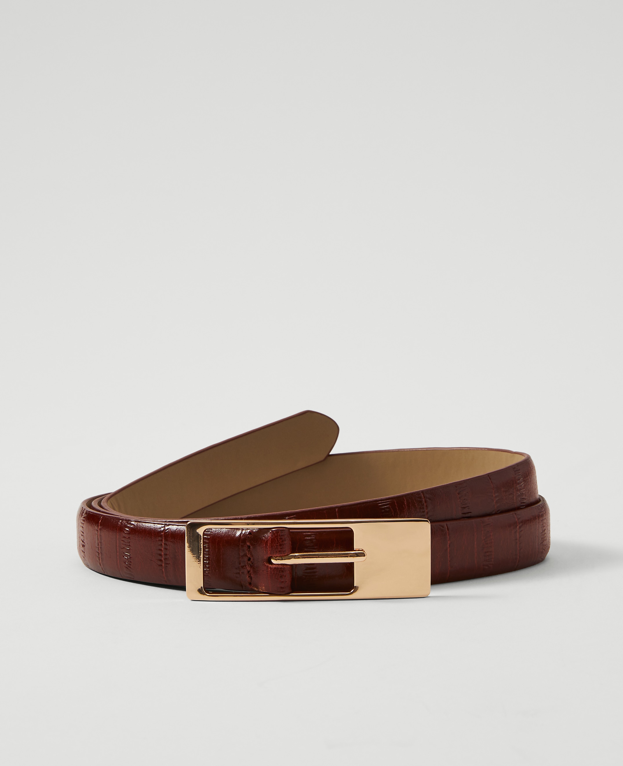 Embossed Leather Belt